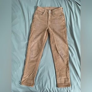 Corduroy straight leg pants (American Eagle)